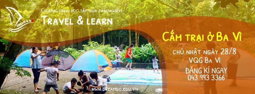 Cắm trại ở Ba Vì (28/8) - Travel&Learn