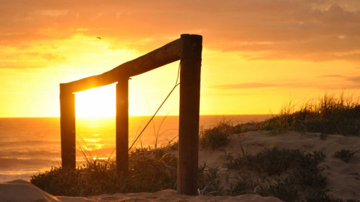 One of the stunning sunrises captured by Kathleen Swinbourne.
