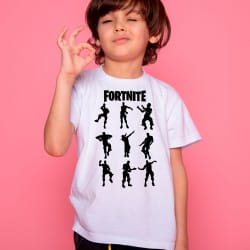 9 FORTNITE figurer + logo - strygemærke 9 FORTNITE figurer + logo - strygemærke
