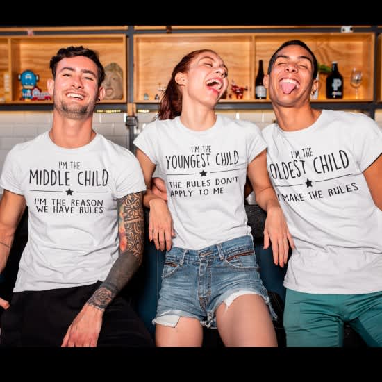 strygestof af høj kvalitet, Oldest, middle and youngst child rules - strygemærker Oldest, middle and youngst child rules - strygemærker