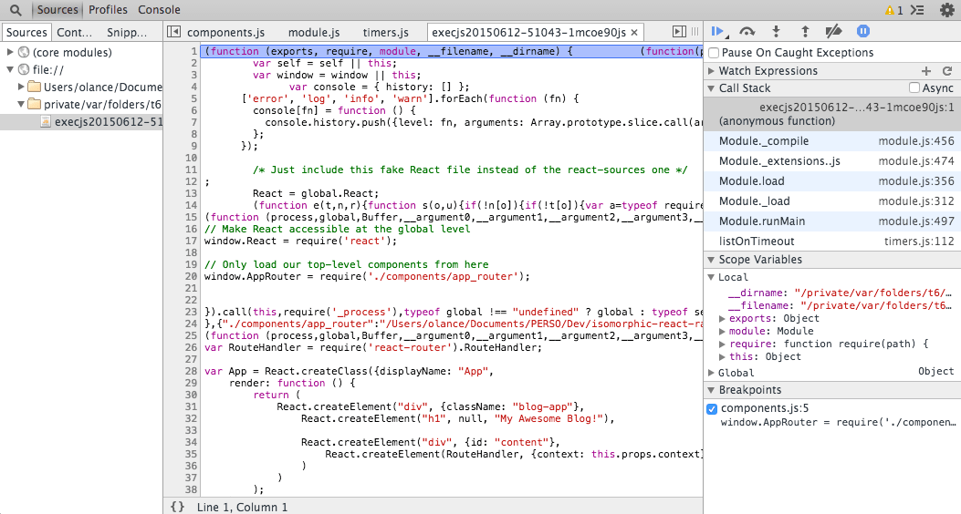 Taming ExecJS: debugging server-side JavaScript in a Ruby on Rails app
