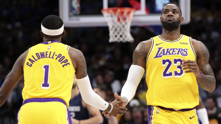 Watch Nets Fans Troll Lakers Player With Lebron S Gonna Trade You Chants Yardbarker