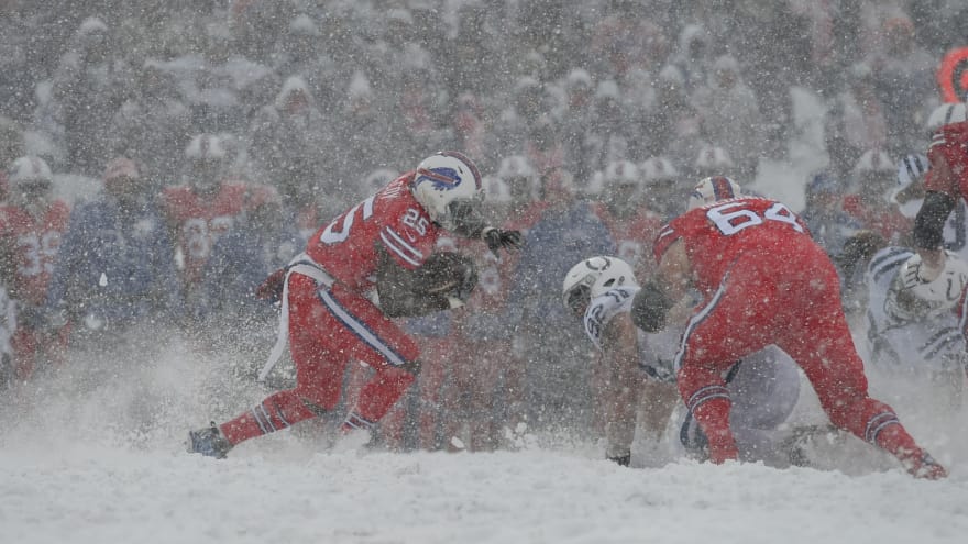 Twitter Reacts To Snow Filled Colts Bills Game Yardbarker
