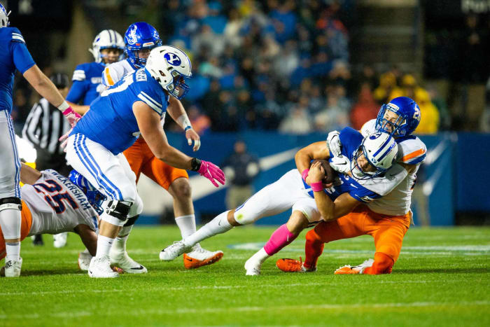 No. 9 BYU (7-0) at No. 21 Boise State (2-0), Friday, 9:45 p.m., FS1