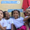 A student studying abroad with Utica College: Occupational Therapy in the Dominican Republic
