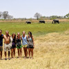 A student studying abroad with Round River Conservation Studies - Botswana Program
