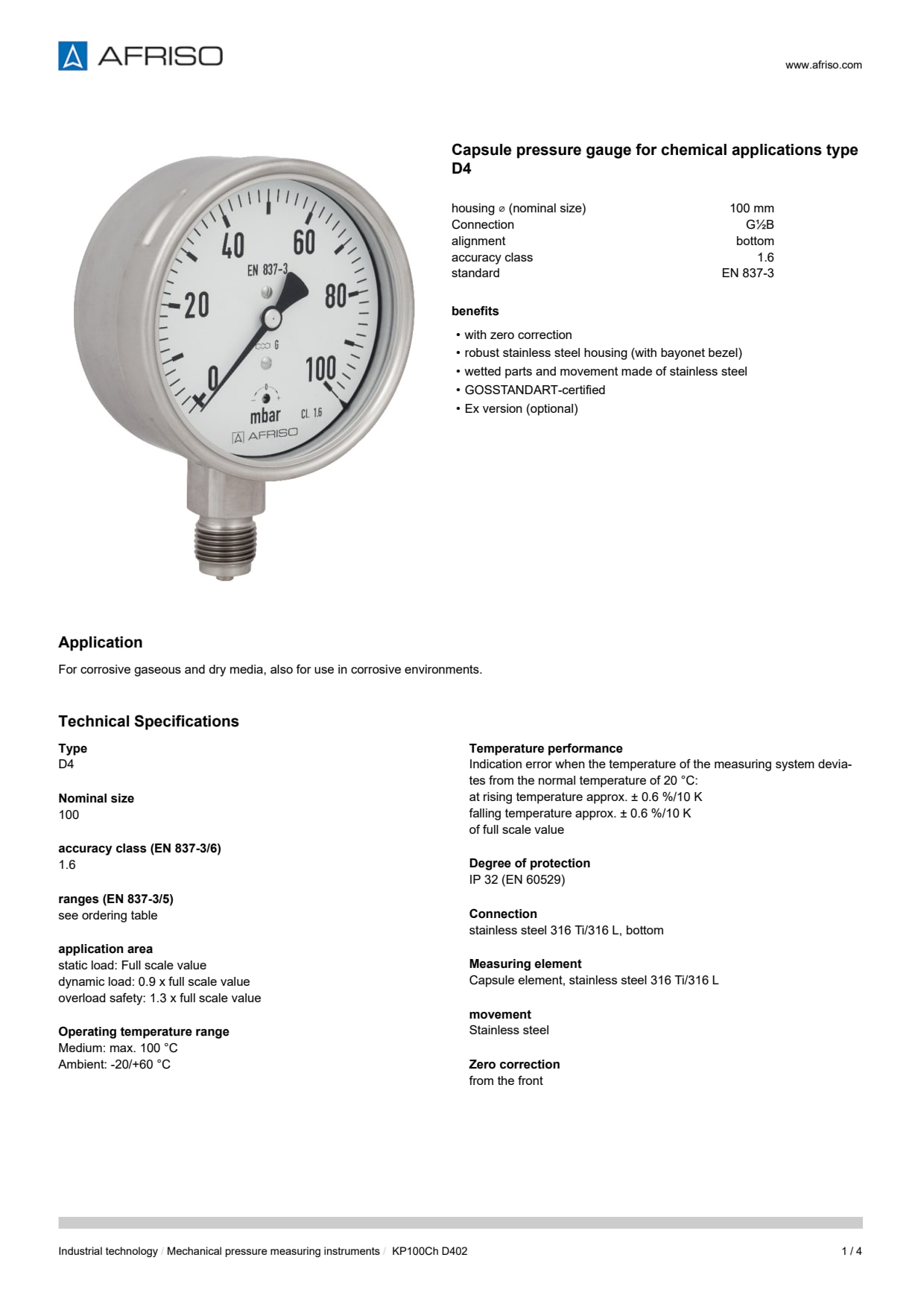 AFRISO_DATA-SHEET_KP100CH-D402_P15662_ENG_GBR.PDF