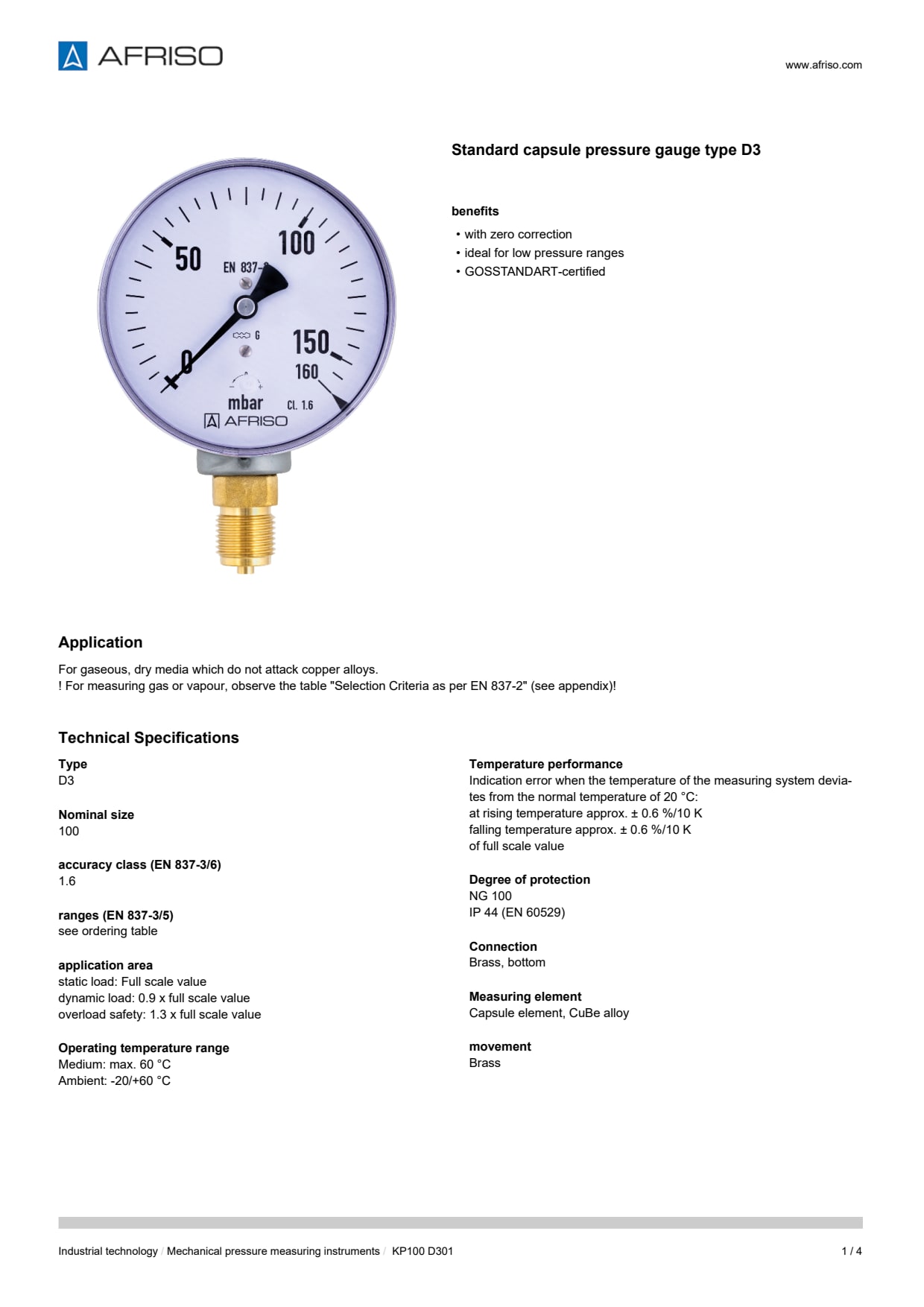 AFRISO_DATA-SHEET_KP100-D301_P15124_ENG_GBR.PDF