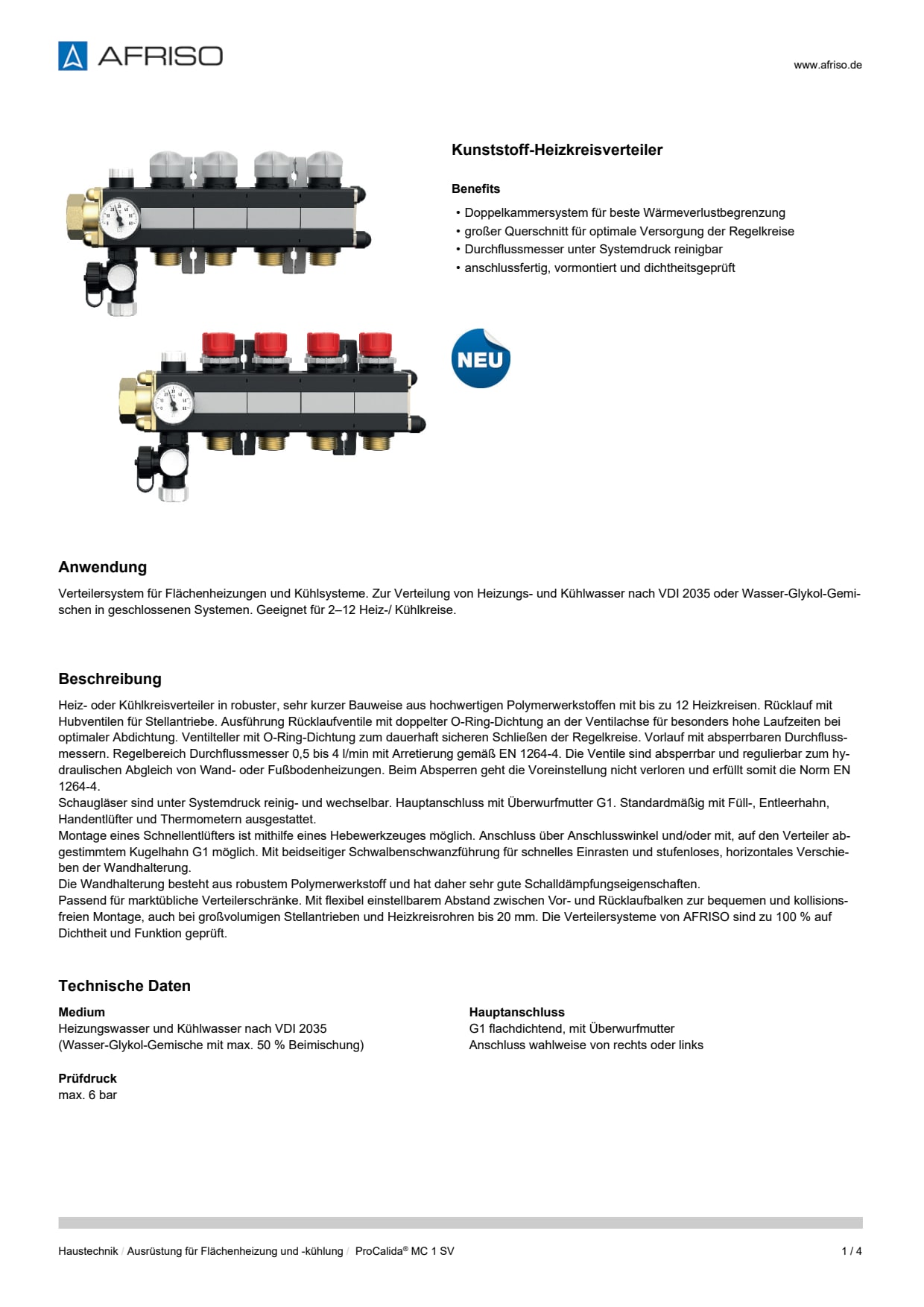 AFRISO_DATENBLATT_KUNSTSTOFF-HEIZKREISVERTEILER_PROCALIDA-MC-1-SV_P63774_DEU_DEU.PDF