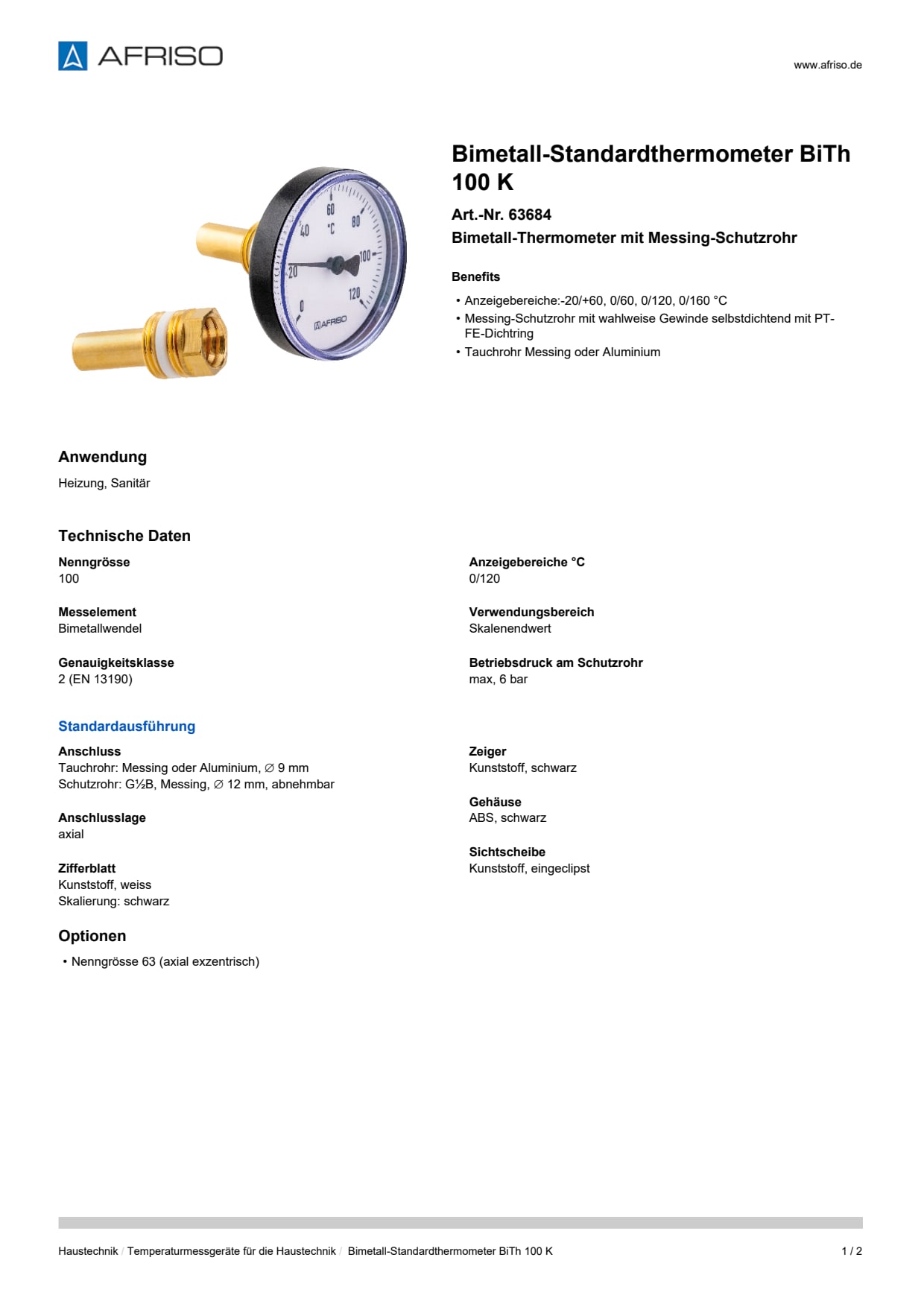 AFRISO_BIMETALL-STANDARDTHERMOMETER-BITH-100-K-BIMETALL-THERMOMETER-MIT-MESSING-SCHUTZR_63684_DEU_CHE.PDF