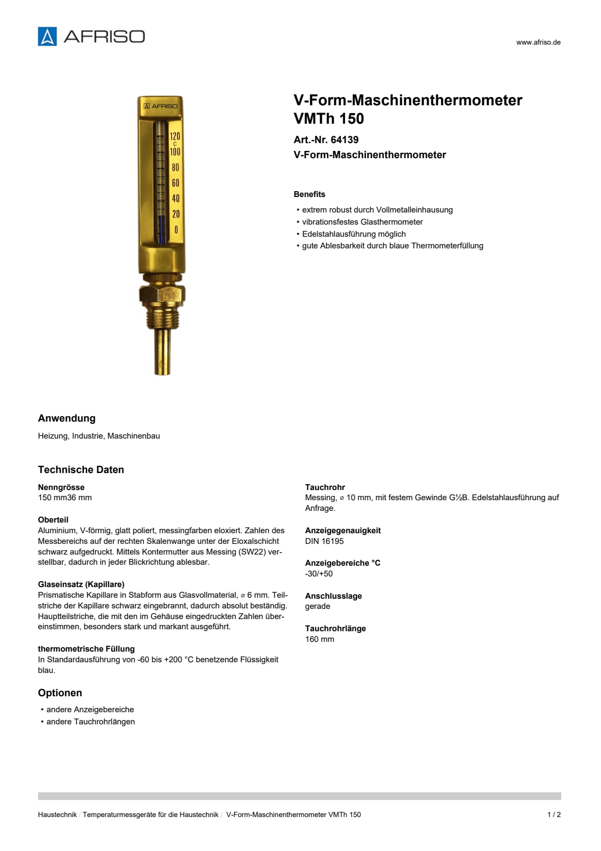 AFRISO_V-FORM-MASCHINENTHERMOMETER-VMTH-150-V-FORM-MASCHINENTHERMOMETER_64139_DEU_CHE.PDF