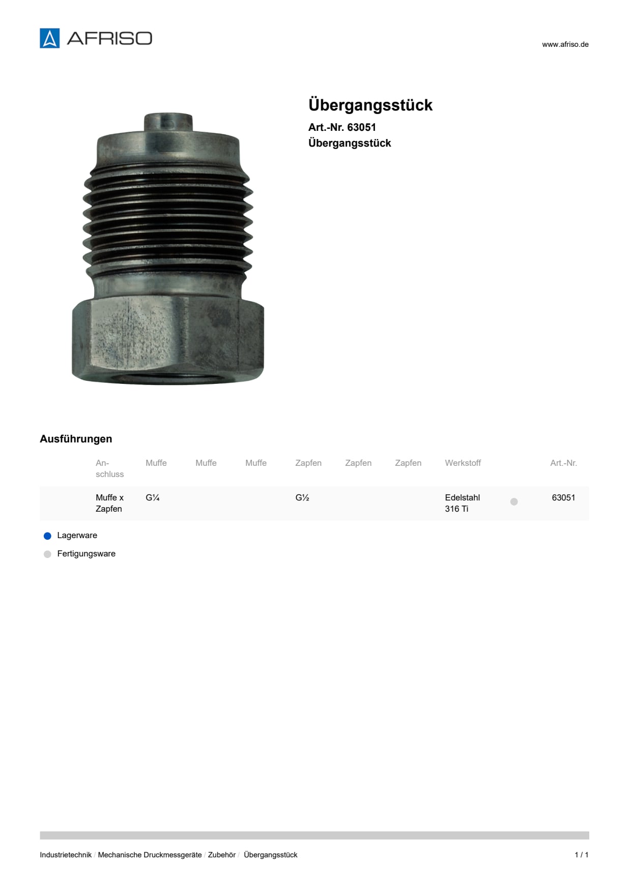 AFRISO_UEBERGANGSSTUECK-UEBERGANGSSTUECK_63051_DEU_CHE.PDF