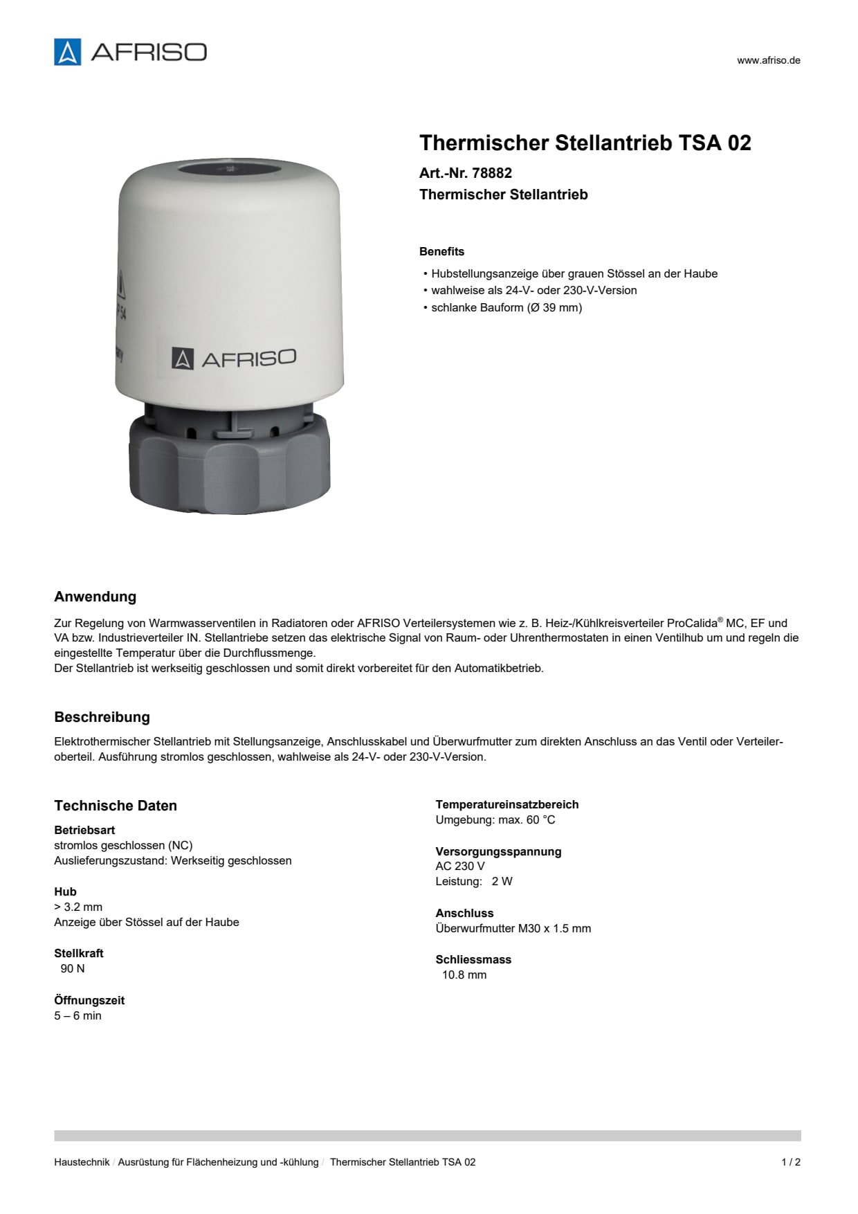 AFRISO_THERMISCHER-STELLANTRIEB-TSA-02-THERMISCHER-STELLANTRIEB_78882_DEU_CHE.PDF