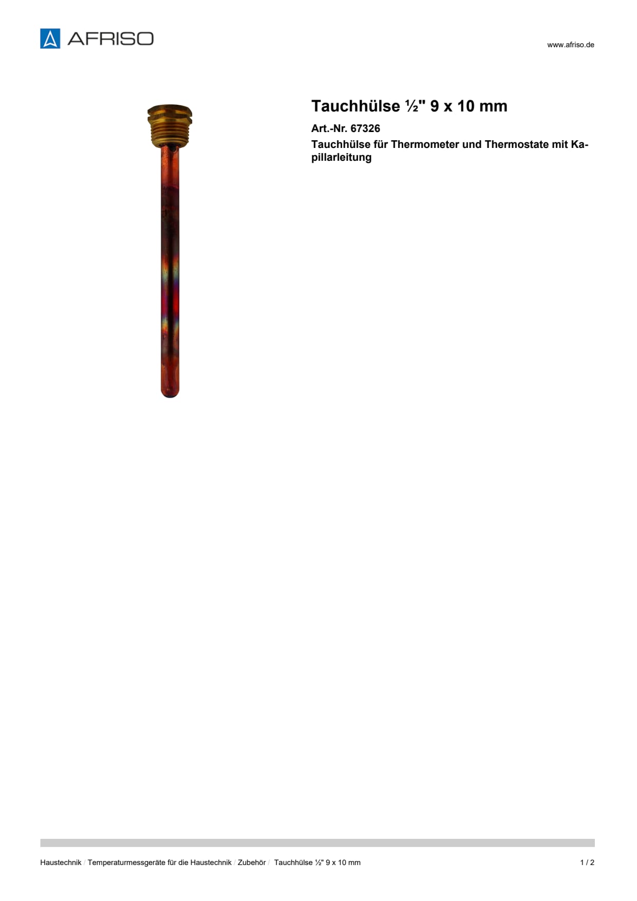AFRISO_TAUCHHUELSE----9-X-10-MM-TAUCHHUELSE-FUER-THERMOMETER-UND-THERMOSTATE-MIT-KAPILL_67326_DEU_CHE.PDF