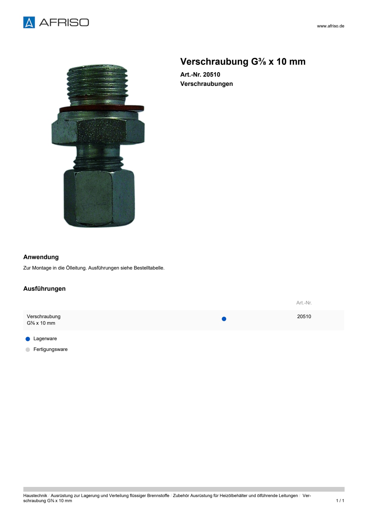 AFRISO_VERSCHRAUBUNG-G--X-10-MM-VERSCHRAUBUNGEN_20510_DEU_CHE.PDF