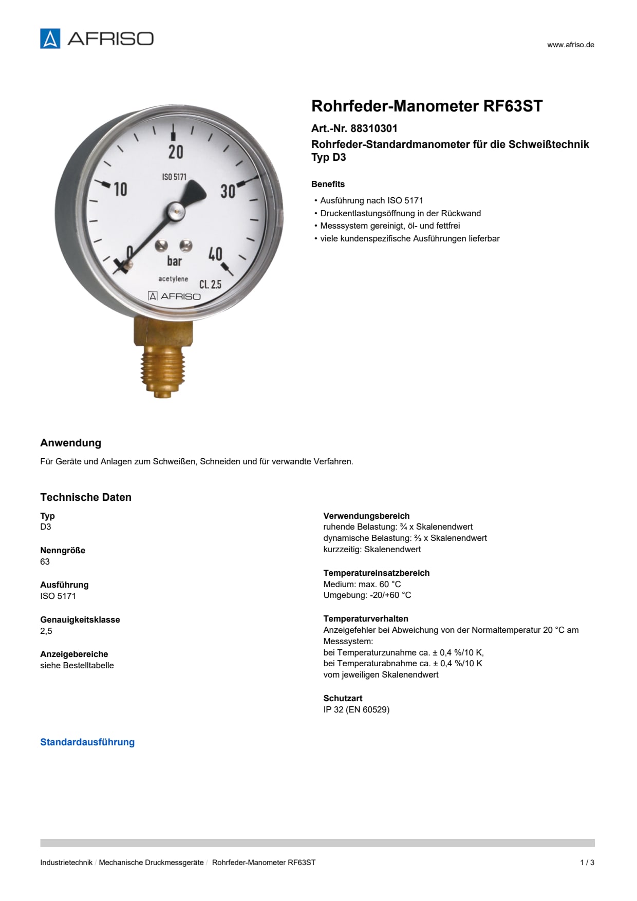 AFRISO_DATENBLATT_ROHRFEDER-MANOMETER_RF63ST_88310301_DEU_DEU.PDF