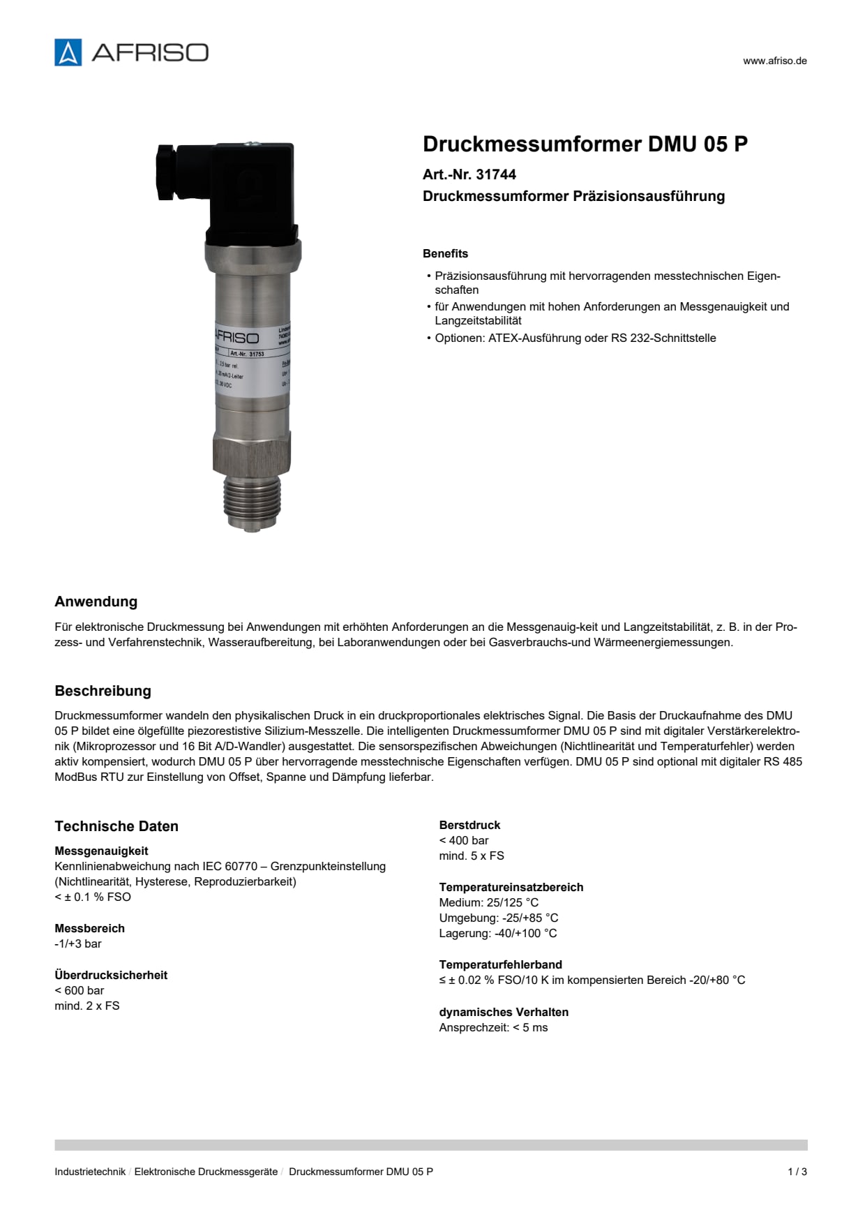 AFRISO_DATENBLATT_DRUCKMESSUMFORMER_DMU-05-P_31744_DEU_CHE.PDF
