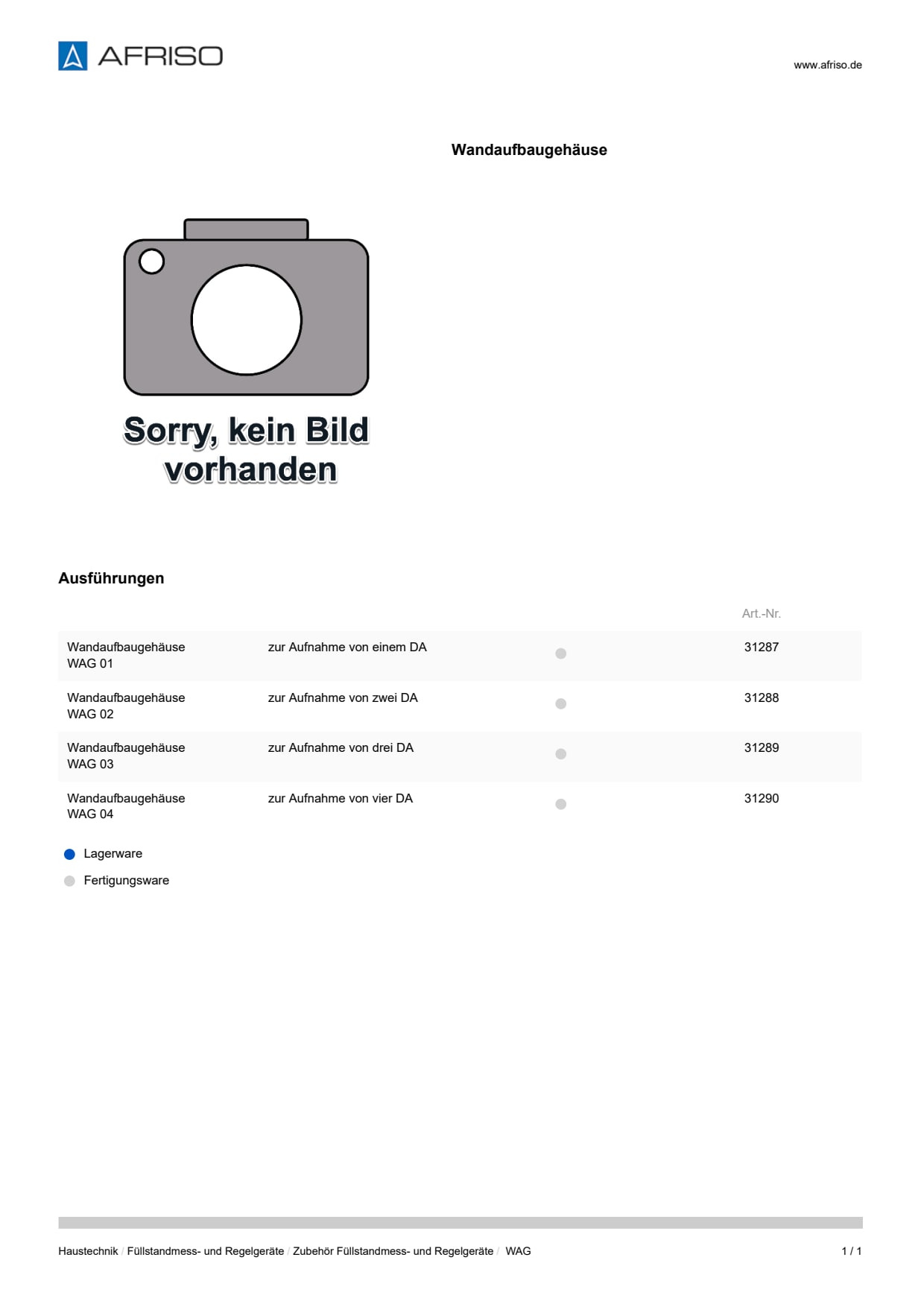 AFRISO_DATENBLATT_WANDAUFBAUGEHAEUSE_WAG_P7097_DEU_CHE.PDF