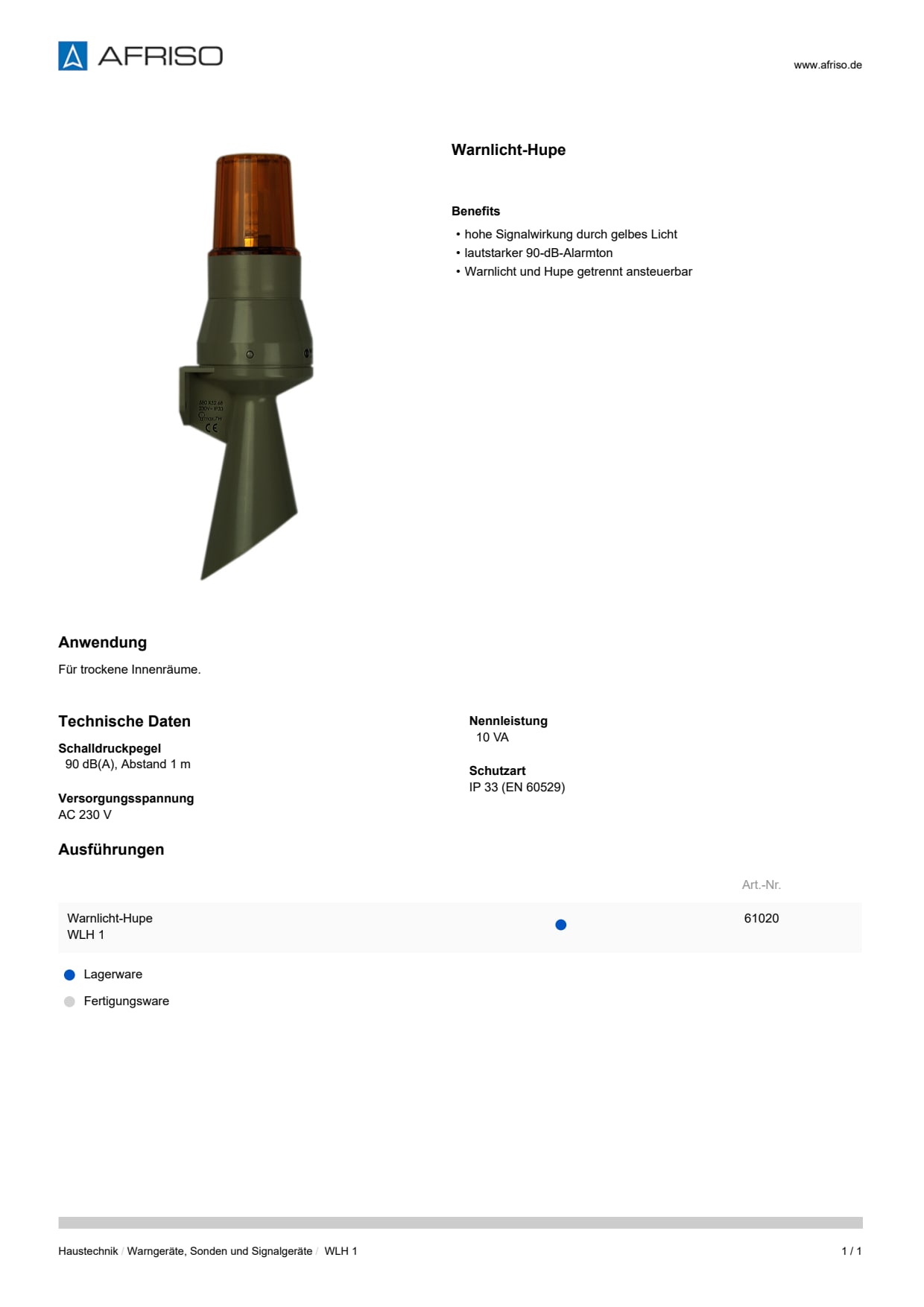 AFRISO_DATENBLATT_WARNLICHT-HUPE_WLH-1_P2930_DEU_CHE.PDF