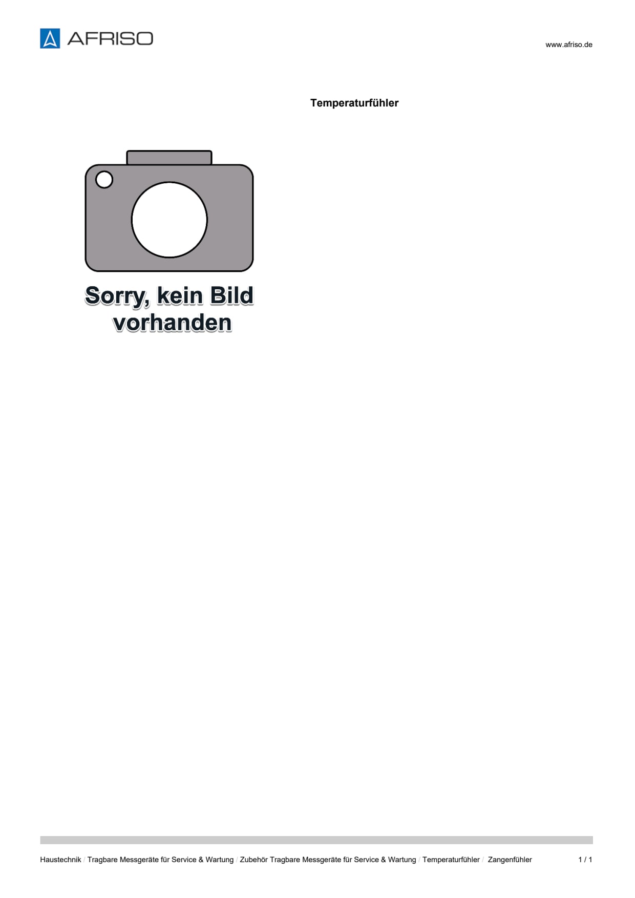 AFRISO_DATENBLATT_TEMPERATURFUEHLER_ZANGENFUEHLER_P1385_DEU_CHE.PDF