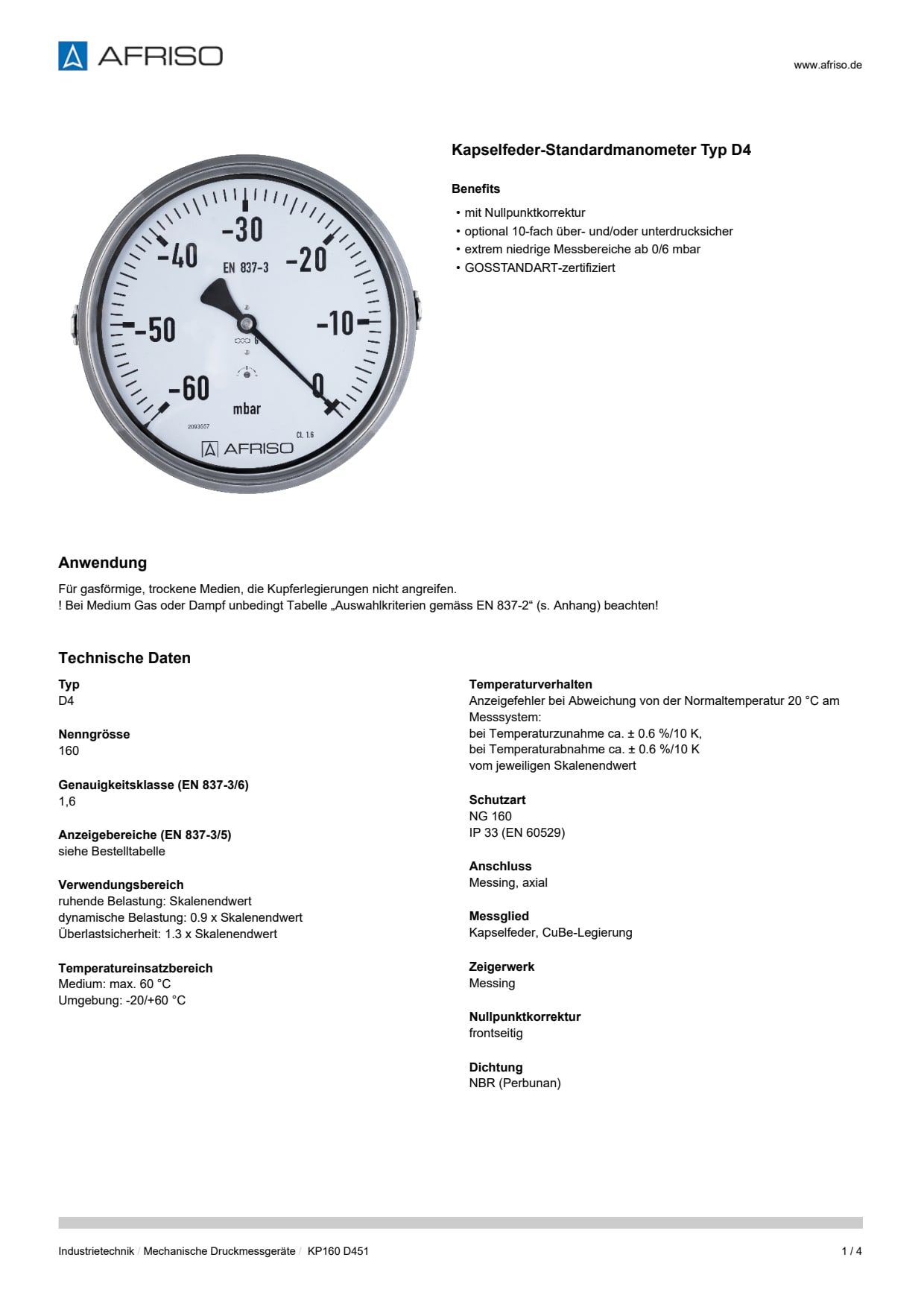 AFRISO_DATENBLATT_KAPSELFEDER-STANDARDMANOMETER-TYP-D4_KP160-D451_P15567_DEU_CHE.PDF