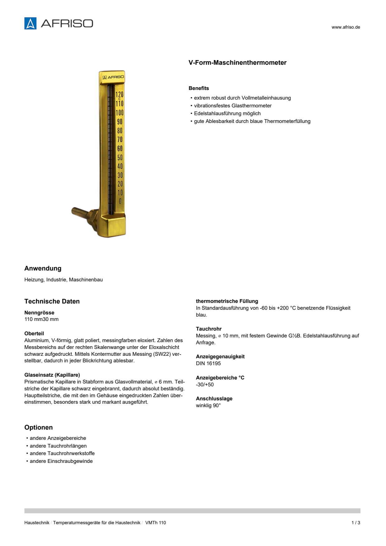 AFRISO_DATENBLATT_V-FORM-MASCHINENTHERMOMETER_VMTH-110_P12407_DEU_CHE.PDF
