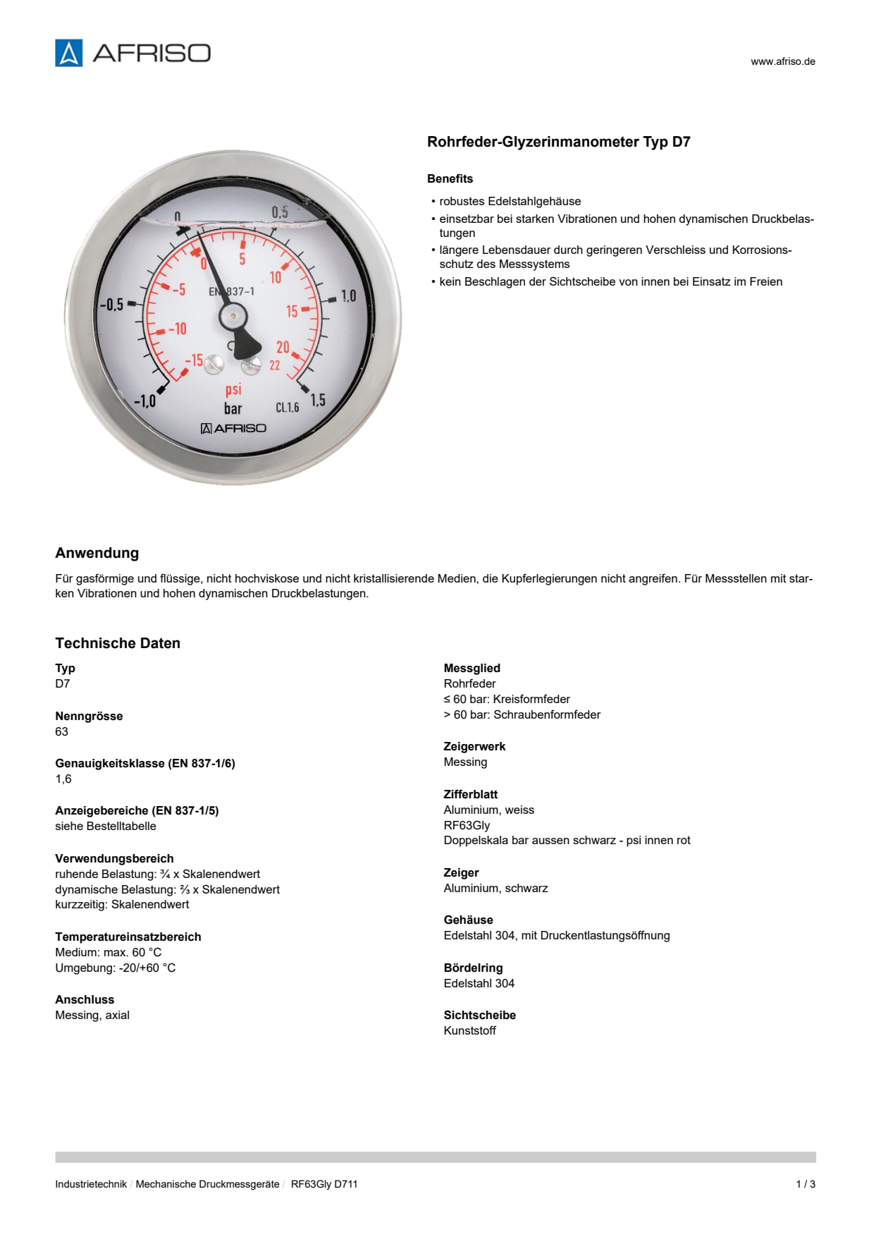 AFRISO_DATENBLATT_ROHRFEDER-GLYZERINMANOMETER-TYP-D7_RF63GLY-D711_P23070_DEU_CHE.PDF