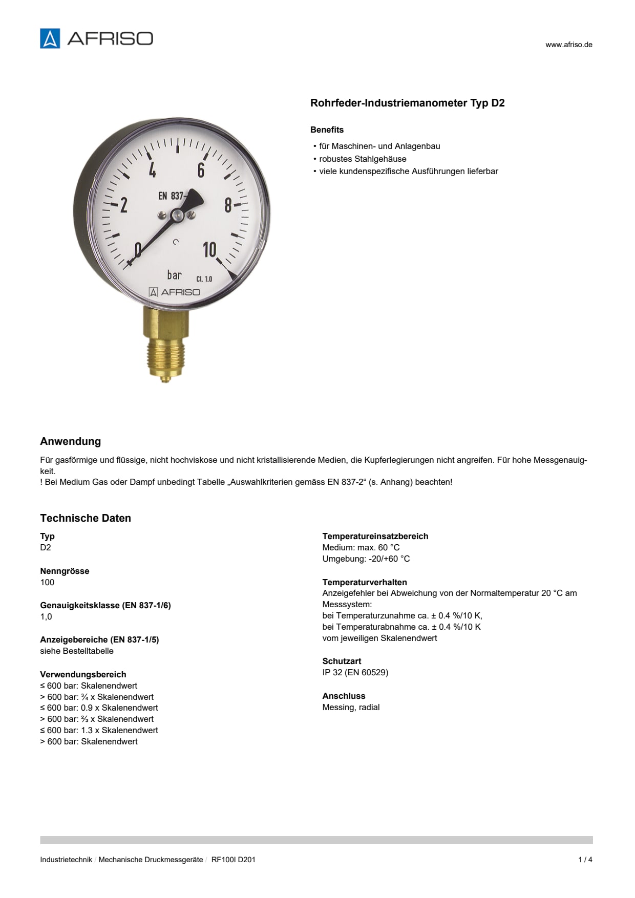 AFRISO_DATENBLATT_ROHRFEDER-INDUSTRIEMANOMETER-TYP-D2_RF100I-D201_P22053_DEU_CHE.PDF