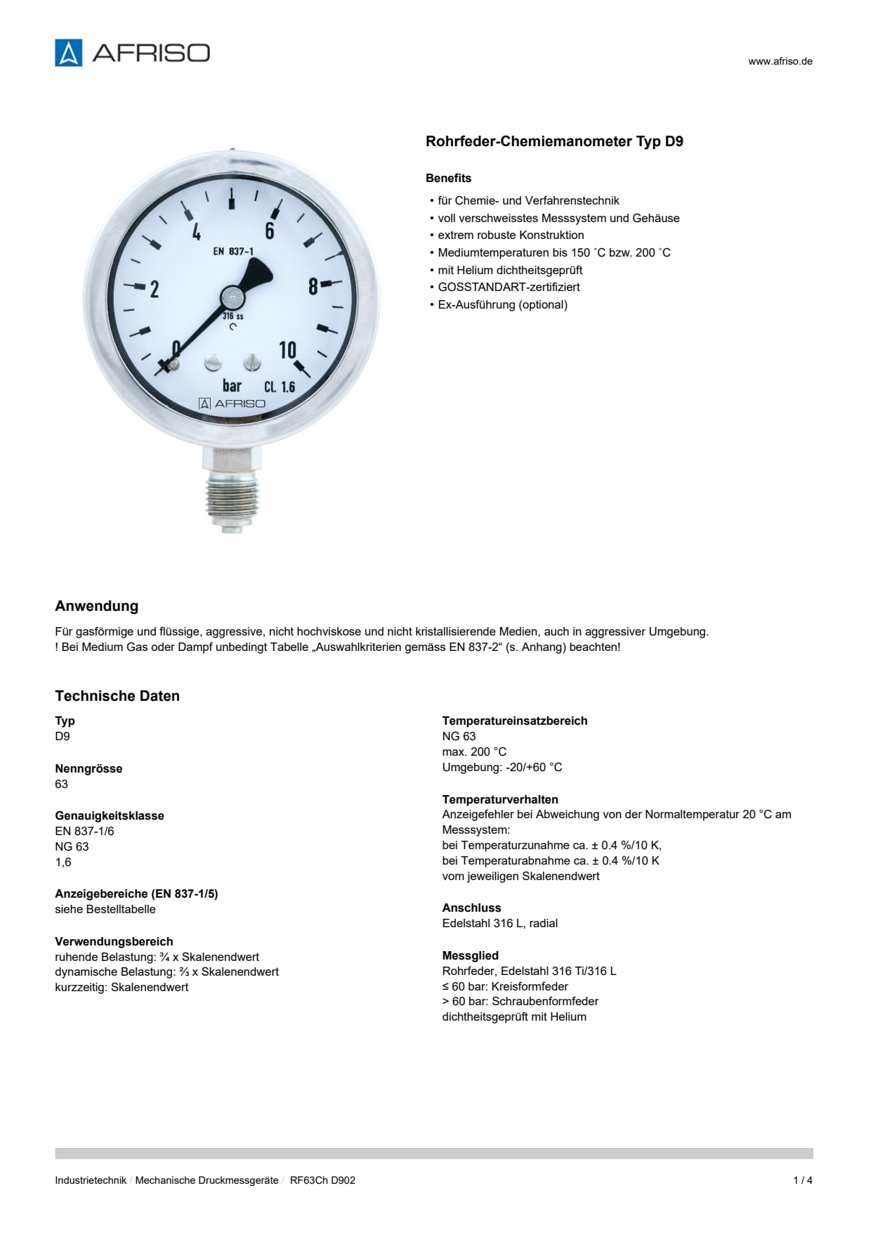 AFRISO_DATENBLATT_ROHRFEDER-CHEMIEMANOMETER-TYP-D9_RF63CH-D902_P21498_DEU_CHE.PDF