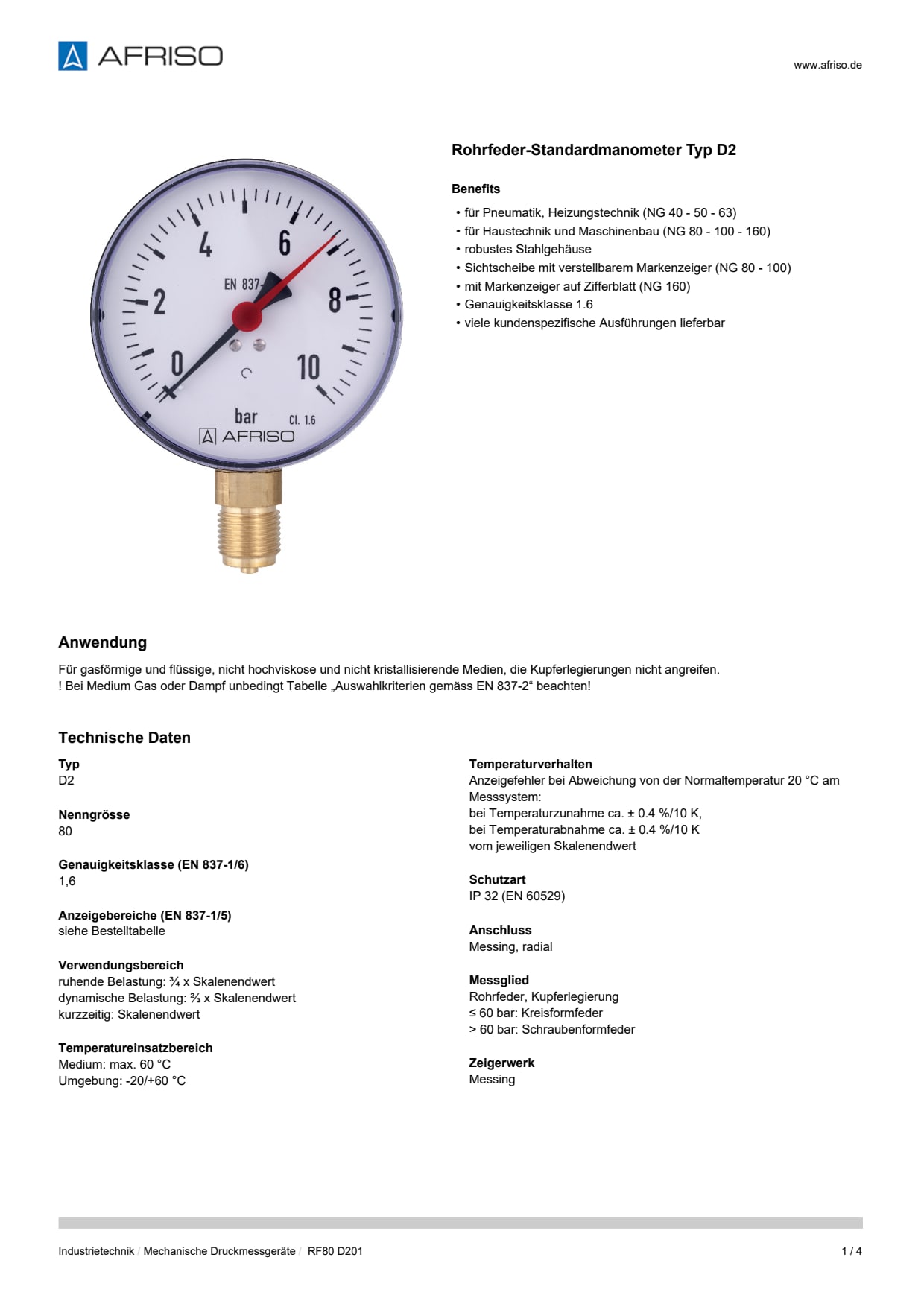 AFRISO_DATENBLATT_ROHRFEDER-STANDARDMANOMETER-TYP-D2_RF80-D201_P21016_DEU_CHE.PDF