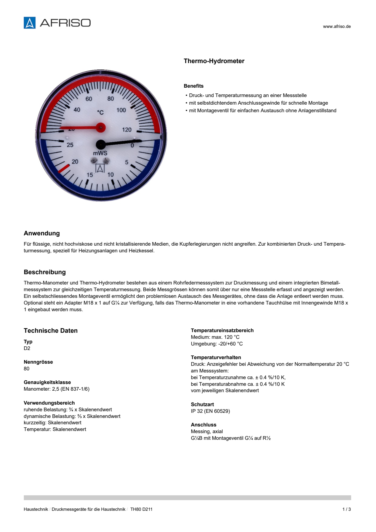 AFRISO_DATENBLATT_THERMO-HYDROMETER_TH80-D211_P20761_DEU_CHE.PDF