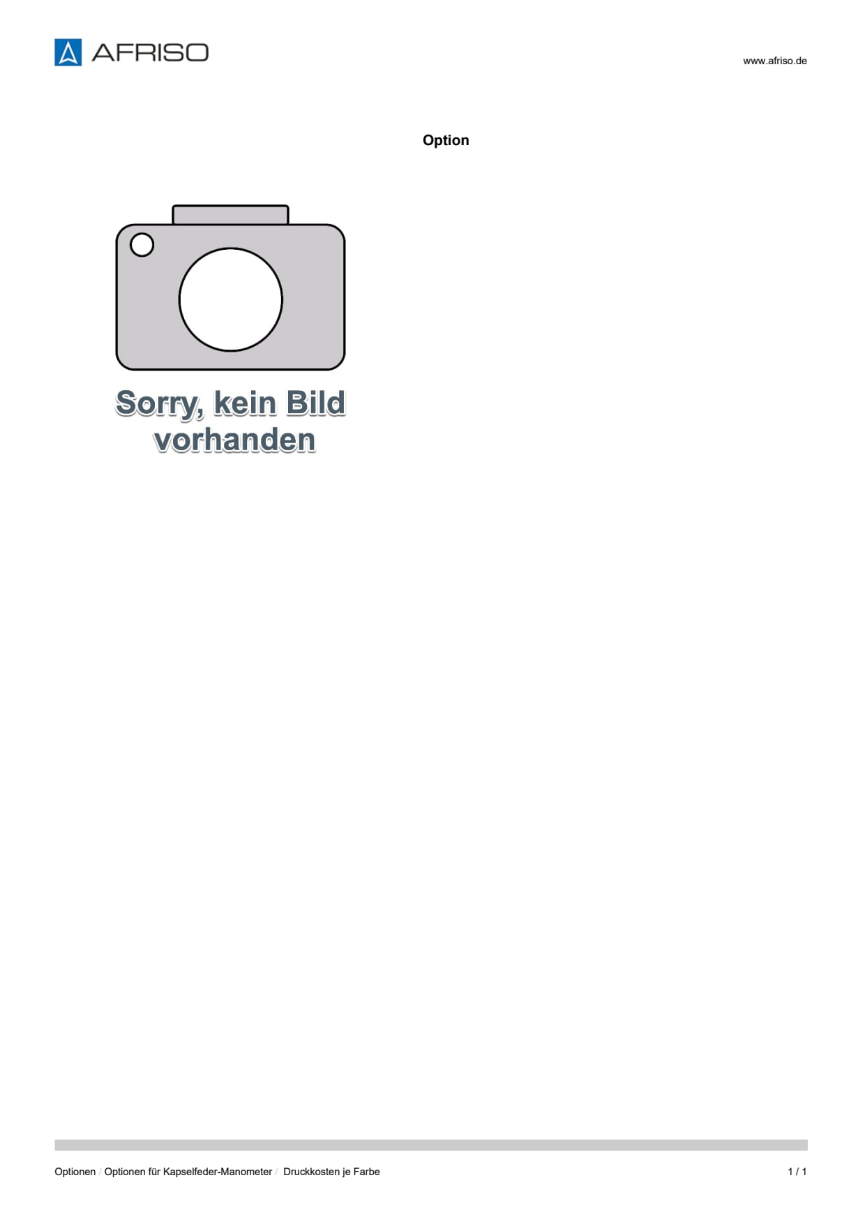 AFRISO_DATENBLATT_OPTION_DRUCKKOSTEN-JE-FARBE_P26974_DEU_CHE.PDF