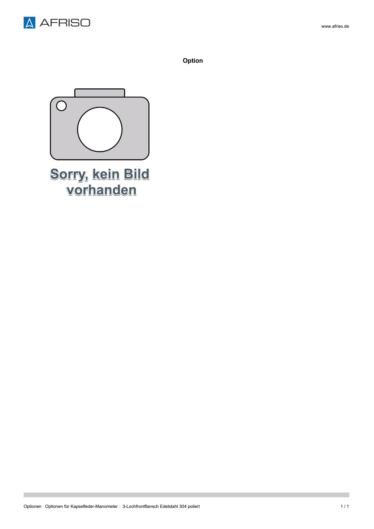 AFRISO_DATENBLATT_OPTION_3-LOCHFRONTFLANSCH-EDELSTAHL-304-POLIERT_P26816_DEU_CHE.PDF