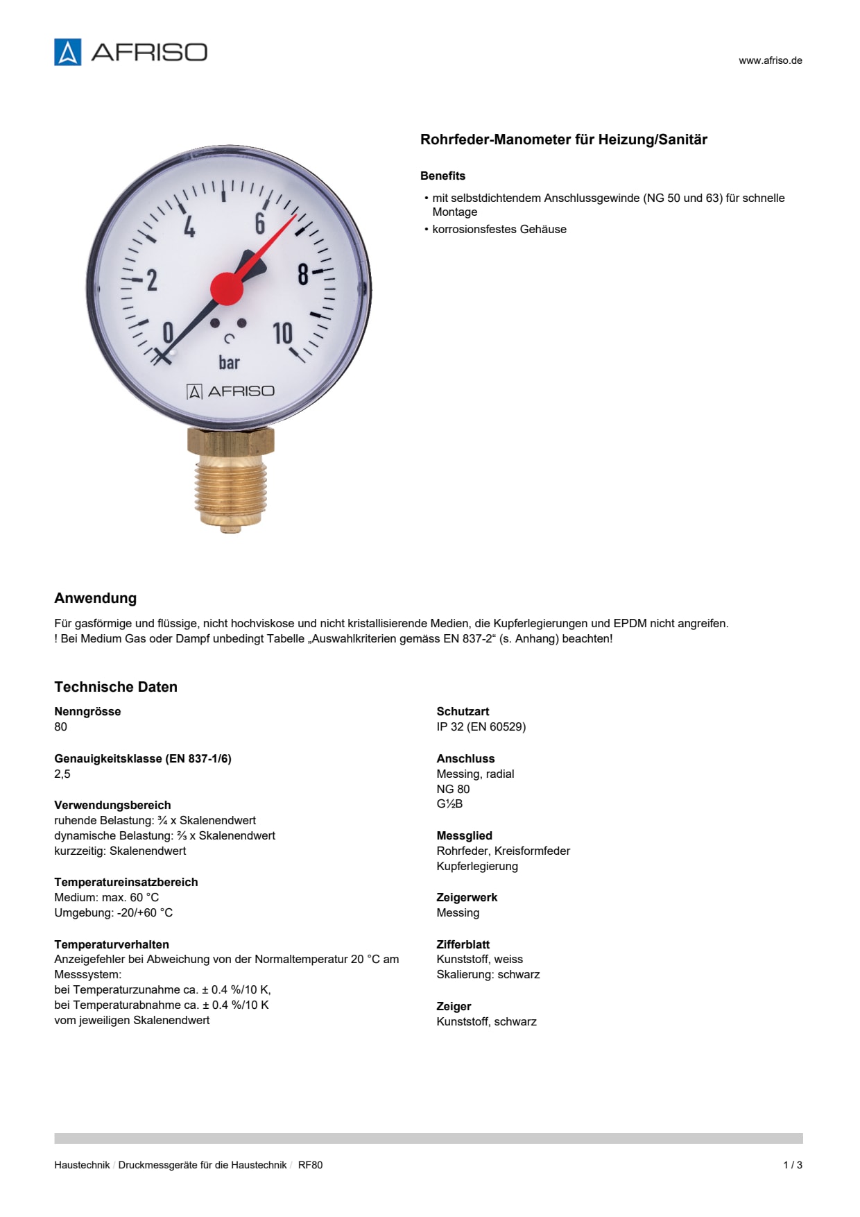 AFRISO_DATENBLATT_ROHRFEDER-MANOMETER-FUER-HEIZUNG-SANITAER_RF80_P25339_DEU_CHE.PDF
