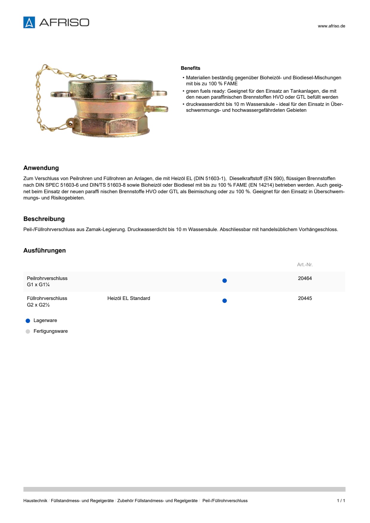 AFRISO_DATENBLATT_PEIL--FUELLROHRVERSCHLUSS_P31196_DEU_CHE.PDF