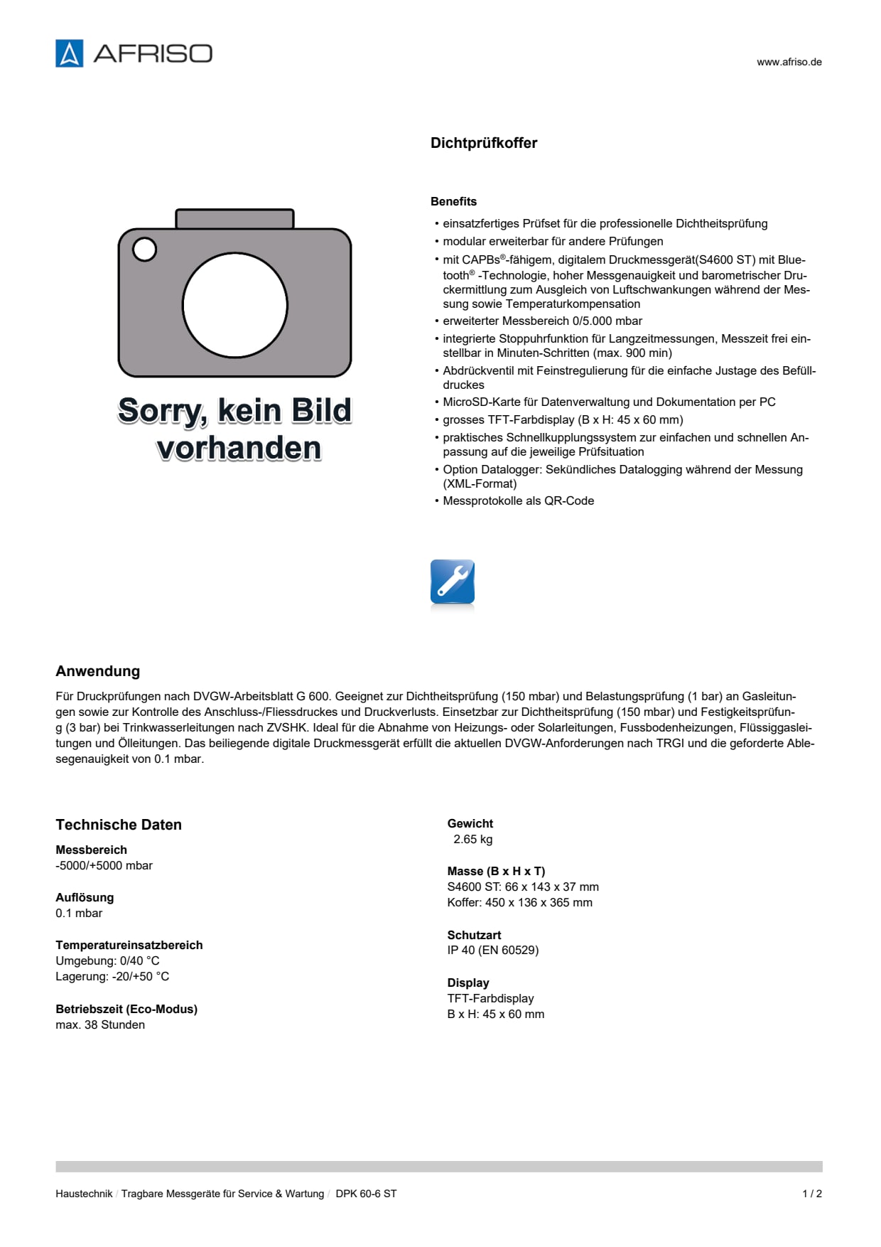 AFRISO_DATENBLATT_DICHTPRUEFKOFFER_DPK-60-6-ST_P38577_DEU_CHE.PDF