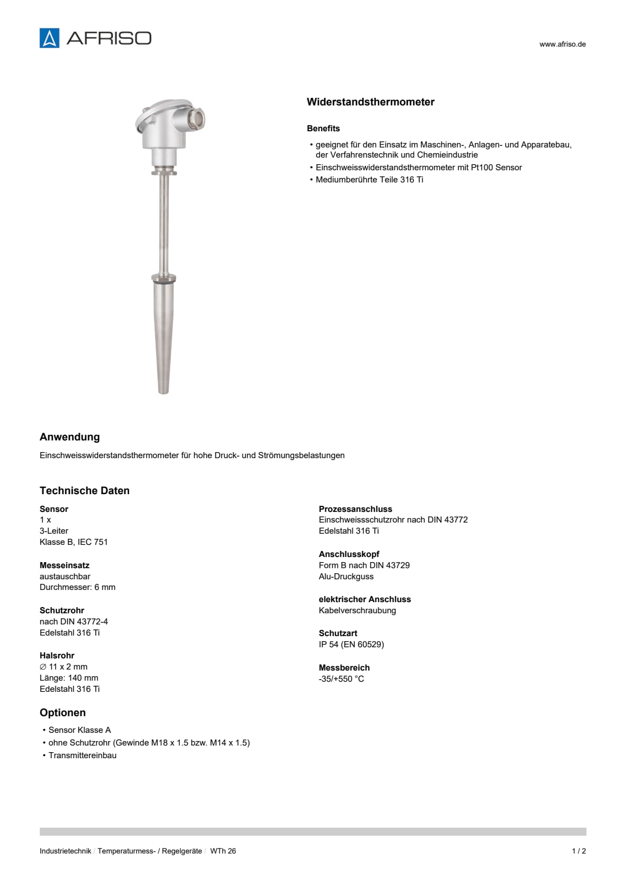 AFRISO_DATENBLATT_WIDERSTANDSTHERMOMETER_WTH-26_P43121_DEU_CHE.PDF