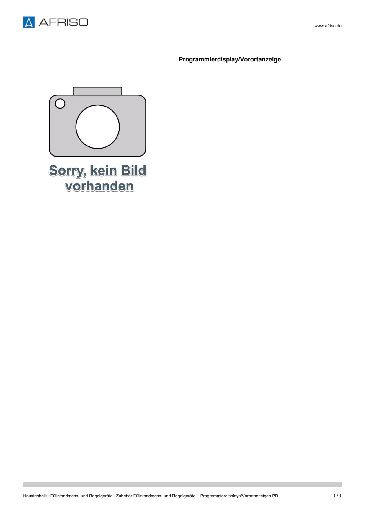 AFRISO_DATENBLATT_PROGRAMMIERDISPLAYS-VORORTANZEIGEN-PD_P57533_DEU_CHE.PDF