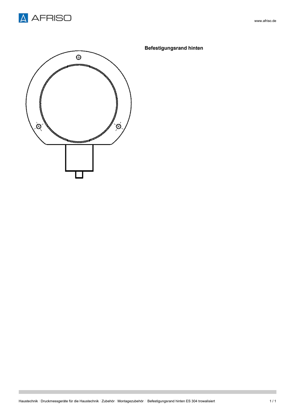 AFRISO_DATENBLATT_BEFESTIGUNGSRAND-HINTEN-ES-304-TROWALISIERT_P62143_DEU_CHE.PDF