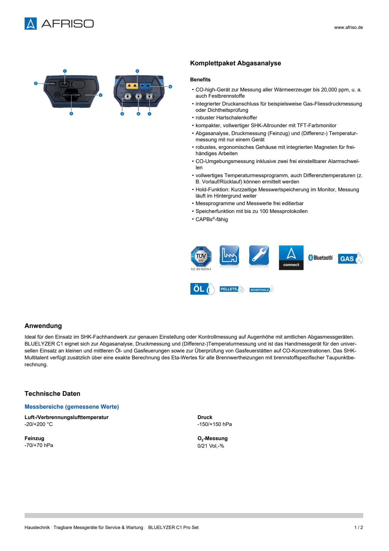 AFRISO_DATENBLATT_KOMPLETTPAKET-ABGASANALYSE_BLUELYZER-C1-PRO-SET_P79114_DEU_CHE.PDF