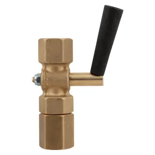 Manometer-Absperrhahn drehbare Muffe x Muffe