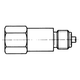 Zwischenstück DIN 16281 Muffe x Zapfen