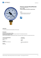 AFRISO_PRESSURE-GAUGES-RF-50-PPS-D101-PRESSURE-GAUGES-RF-50-PPS-FOR-PUMP-TEST-SET_63995_ENG_GBR.PDF