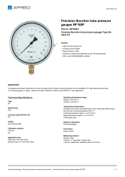 AFRISO_PRECISION-BOURDON-TUBE-PRESSURE-GAUGES-RF160F-PRECISION-BOURDON-TUBE-PRESSURE-GA_85704401_ENG_GBR.PDF