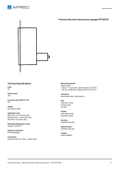 AFRISO_PRECISION-BOURDON-TUBE-PRESSURE-GAUGES-RF160CHF_ENG_GBR.PDF