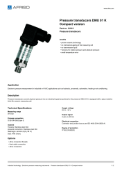 AFRISO_PRESSURE-TRANSDUCERS-DMU-01-K-COMPACT-VERSION-PRESSURE-TRANSDUCERS_31515_ENG_GBR.PDF