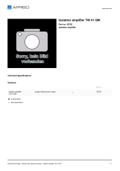 AFRISO_ISOLATION-AMPLIFIER-TW-41-GM-ISOLATION-AMPLIFIER_53702_ENG_GBR.PDF