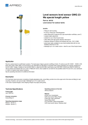 AFRISO_LEVEL-SENSORS-LEVEL-SENSOR-GWG-23-WA-SPECIAL-LENGTH-YELLOW-LEVEL-SENSOR-FOR-OUTD_46133_ENG_GBR.PDF