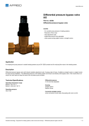 AFRISO_DIFFERENTIAL-PRESSURE-BYPASS-VALVE-DUE-DIFFERENTIAL-PRESSURE-BYPASS-VALVE_42384_ENG_GBR.PDF