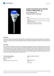 AFRISO_GUIDED-MICROPULSE-LEVEL-INDICATOR-PULSFOX--PMG-20-MS--22-GUIDED-MICROPULSE-LEVEL_5654022O-L-101_ENG_GBR.PDF